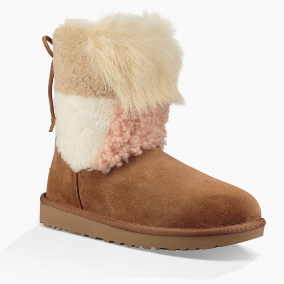 UGG | Shoes | Ugg Patchwork Fluff Boots 